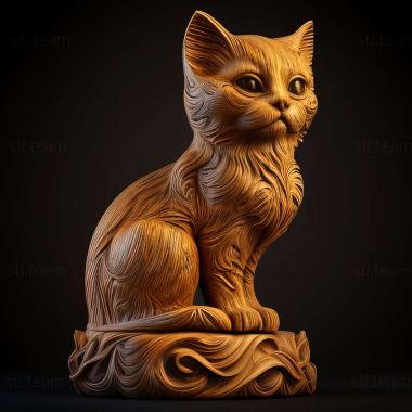 3D модель Суфалакская кошка (STL)